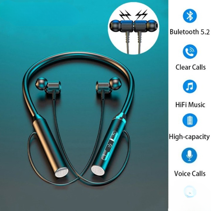 Universal Neckband – Wireless Bluetooth Earphones | Long Battery Backup | Random Colo