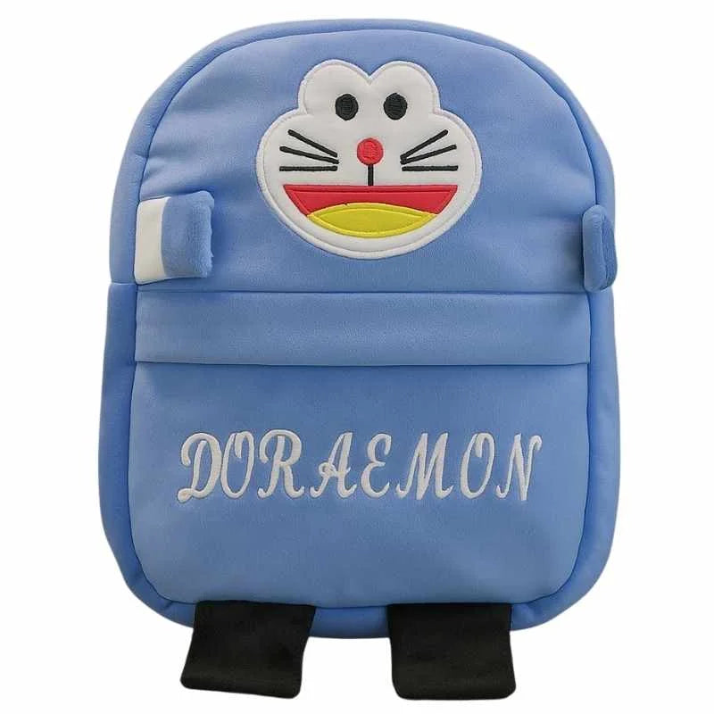 Cute Plush Doraemon Character Backpack | Stuffed School Bag & Gift for Kids
