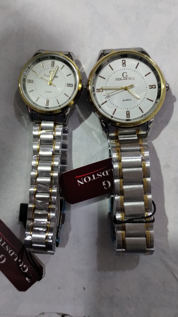 Stainless Steel (Couple Watch) | GOLDSTON | Quartz | New Luxury Design