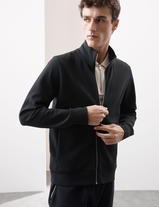 Premium Zipper Jacket For Men | French Fleece Fabric | Smart Look, Comfortable Wear, Easy Wash
