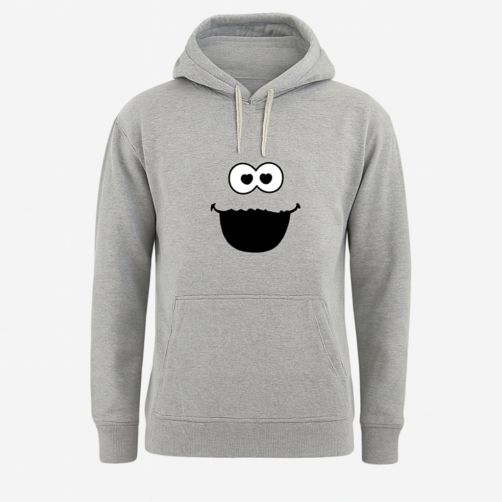 New Summer Collection Full Grey Hoodie Emoji Printed For Men And Boys (Extra Large)