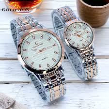 Stainless Steel (Couple Watch) | GOLDSTON | Quartz | New Luxury Design